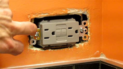 how to repair a broken electrical outlet box|loose outlet box inside wall.